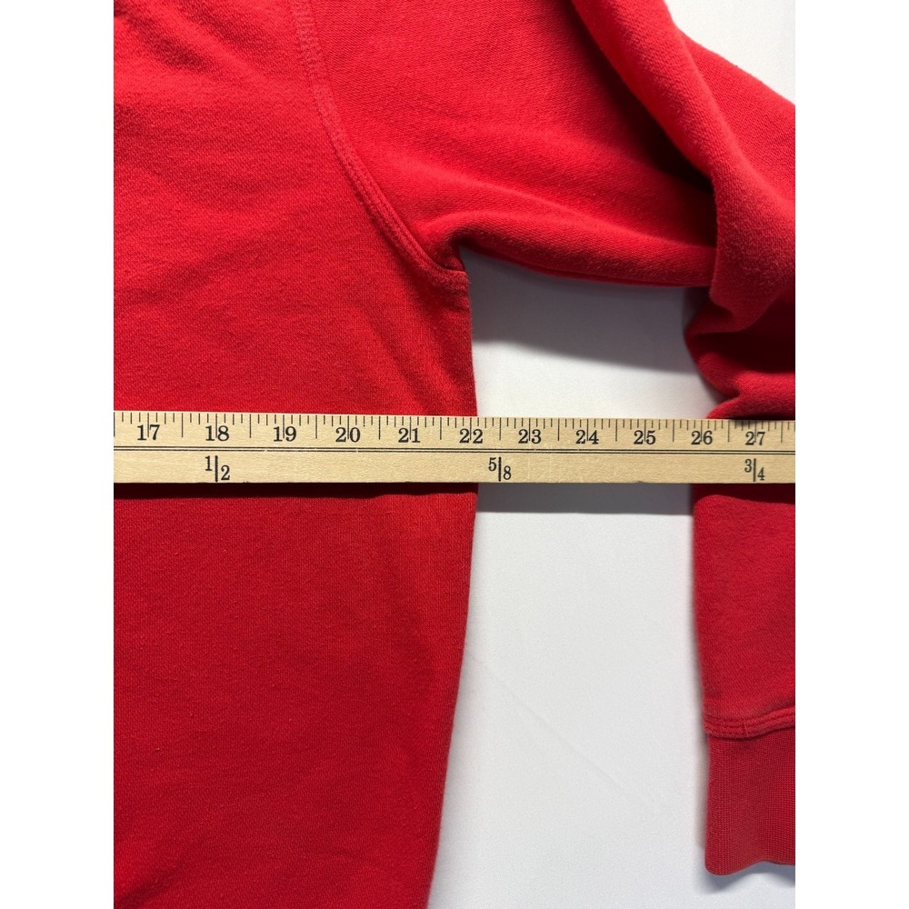 Nike Flowery Branch Basketball Sweatshirt Mens Medium Red Fleece Lined Swoosh - Picture 4 of 8